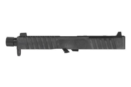 Noveske GLOCK 19 Gen 4 DM Slide and Threaded Barrel Combo Set has enhanced serrations